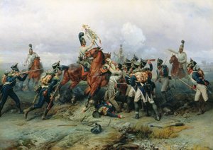 La hazaña del regimiento montado en la Batalla de Austerlitz